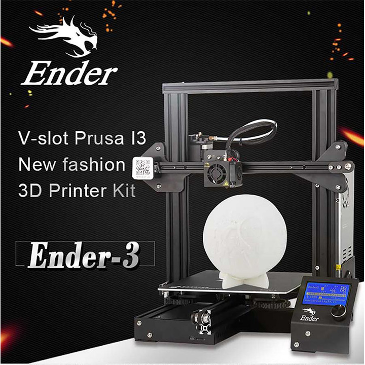 Máy in 3d Creality Ender 3 khổ in 22*22*25cm