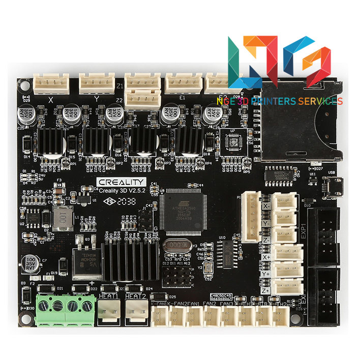 Board điều khiển im lặng Silent Motherboard V2.5.2 cho máy in 3d Creality CR-10 V2 & CR-10 V3