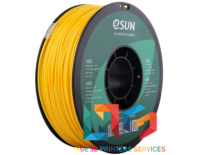 Nhựa in 3d eSun ABS cao cấp màu Yellow (Vàng) 1kg/Cuộn