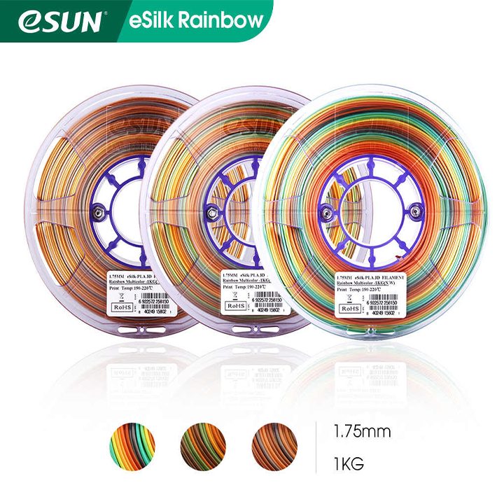 Nhựa in 3d eSun eSilk-Rainbow Cao Cấp không tạp chất 1kg/Cuộn