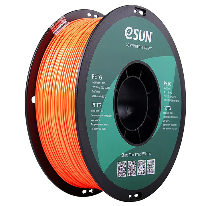 Nhựa in 3D eSun PETG màu Solid Orange cao cấp 1Kg/Cuộn