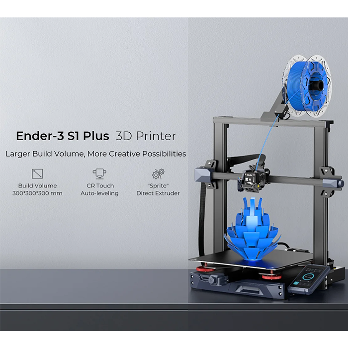 Máy in 3d Creality Ender 3 S1 Plus khổ in 30*30*30cm cân bàn tự động với CR-Touch