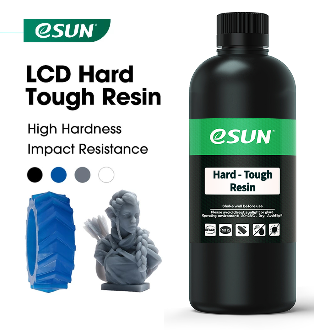 Nhựa in 3d eSun Hard-Tough Resin (Cứng Dai như ABS) 1000ml/Chai