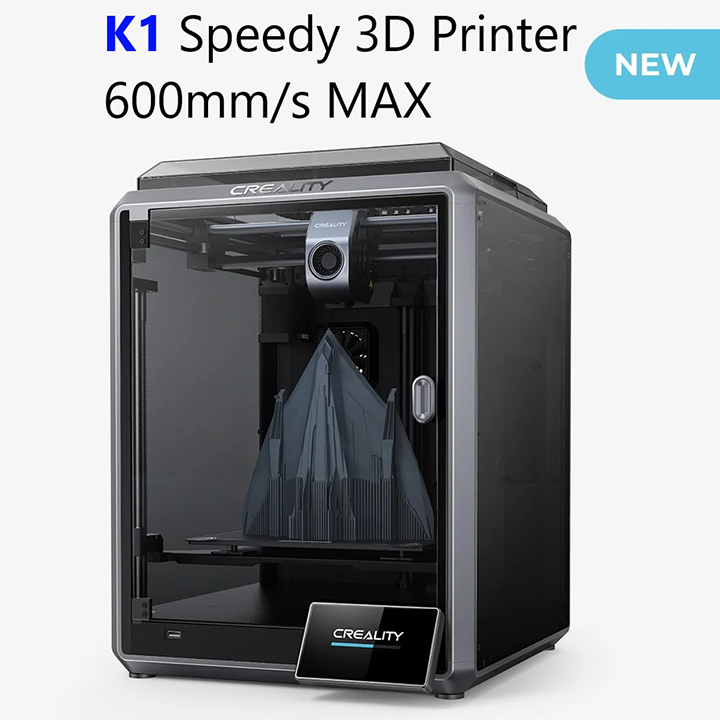 Máy in 3D Creality K1 tốc độ in max 600mm/s