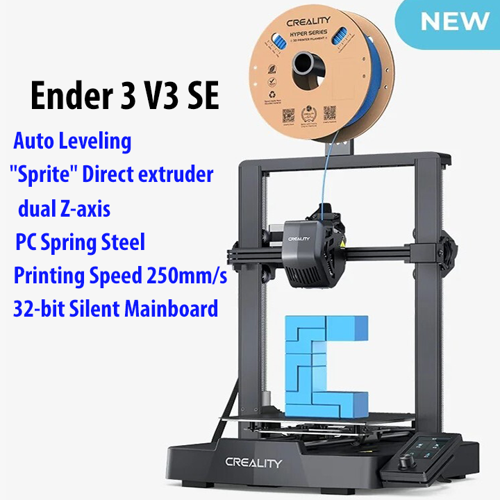 Máy in 3d Creality Ender 3 V3 SE thế hệ mới độ chính xác và tốc độ cao 250mm/s