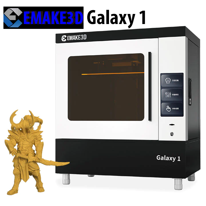 Máy in 3d Resin EMAKE3D Galaxy 1 kích thước lớn 40(L)*20(W)*40(h)cm