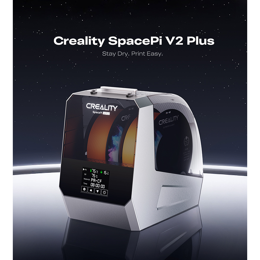 Máy sấy sợi nhựa 1 và 2 cuộn Creality Space Pi V2 / V2 Plus Filament Dryer