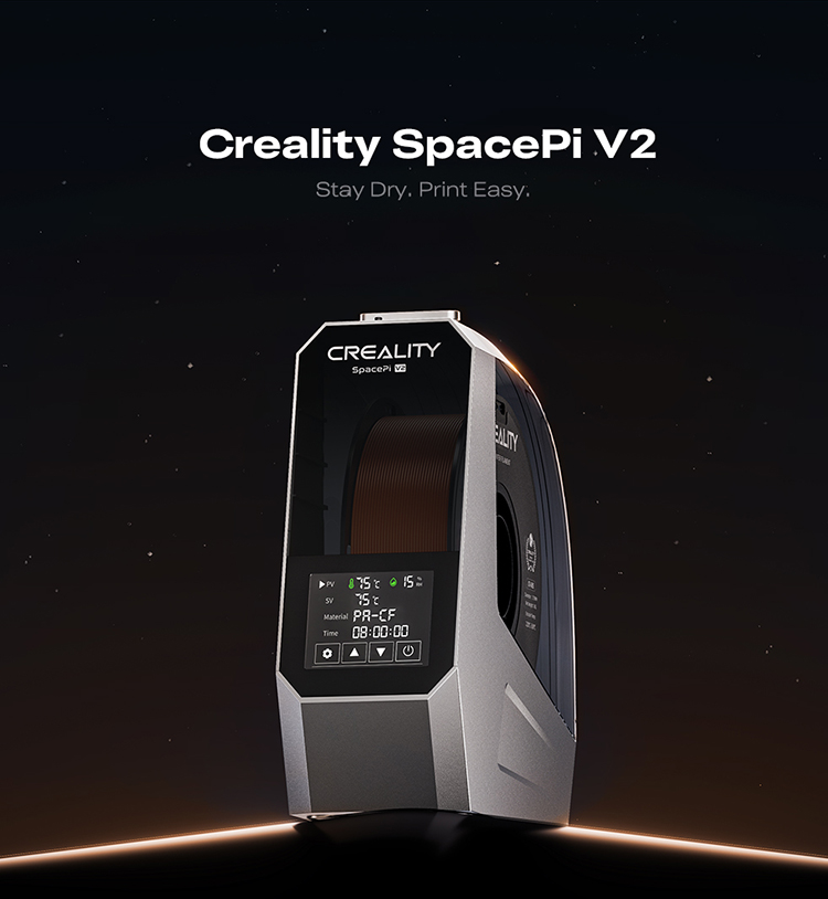 Máy sấy sợi nhựa 1 và 2 cuộn Creality Space Pi V2 / V2 Plus Filament Dryer