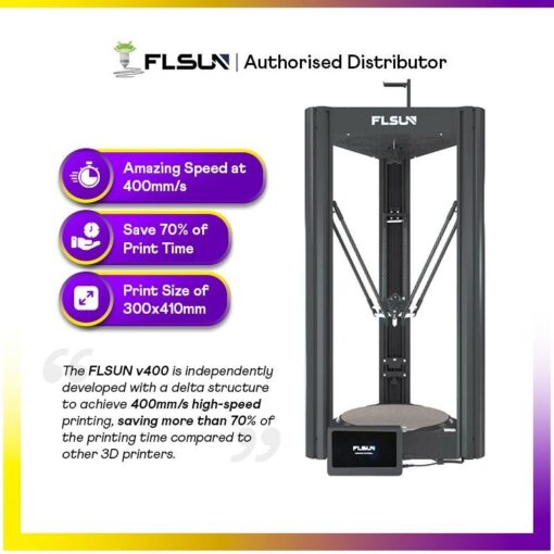 Máy in 3d Detal Flsun V400 tốc độ cao 400mm/s