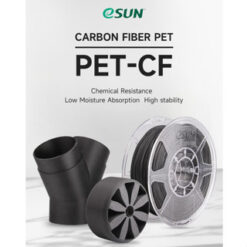 Nhựa in 3d carbon ESUN PET-CF có độ bền cứng và chịu nhiệt cao 1kg/ Cuộn