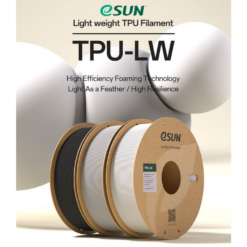 Nhựa in 3d dẻo và nhẹ ESUN TPU-LW 0.75kg/ Cuộn Lõi Nhựa