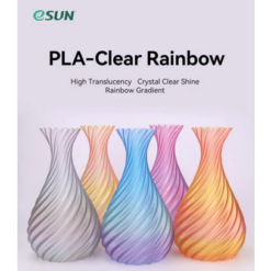 Nhựa in 3d cầu vồng trong suốt ESUN PLA-Clear Rainbow