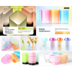 Nhựa in 3d cầu vồng trong suốt ESUN PLA-Clear Rainbow