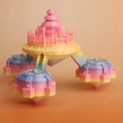 Nhựa in 3d ESUN PLA-Silk Rainbow Cao Cấp không tạp chất 1kg/Cuộn
