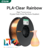 Nhựa in 3d cầu vồng trong suốt ESUN PLA-Clear Rainbow