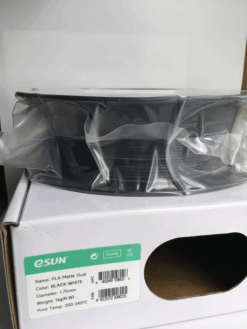 Nhựa in 3d 2 màu eSun PLA-Matte Dual Color màu Black White