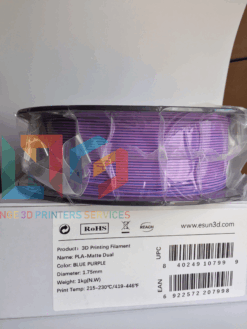 Nhựa in 3d 2 màu eSun PLA-Matte Dual Color màu Purple Blue
