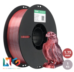 Nhựa in 3d 2 màu eSun ePLA-Silk Magic màu RED SILVER