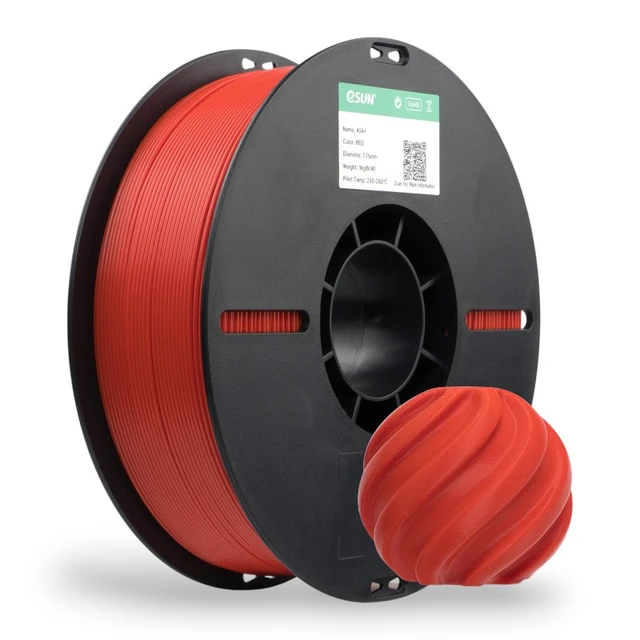 Nhựa in 3d eSun eASA+ chống tia UV màu Red
