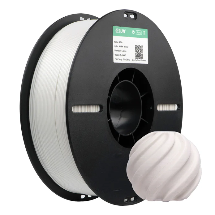 Nhựa in 3d eSun eASA+ chống tia UV màu Warm White