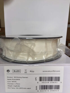 Nhựa in 3d ESUN PLA+ CMYK màu White