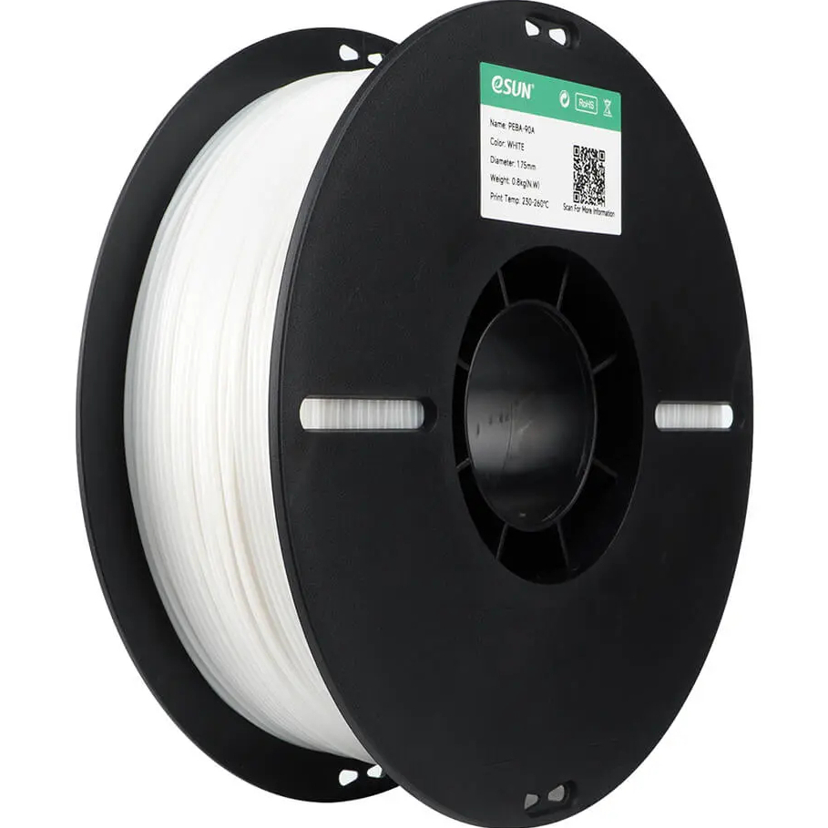 Nhựa in 3d ESUN PEBA-90A trọng lượng nhẹ có lực đàn hồi và chống va đập cao 0.8kg/ cuộn