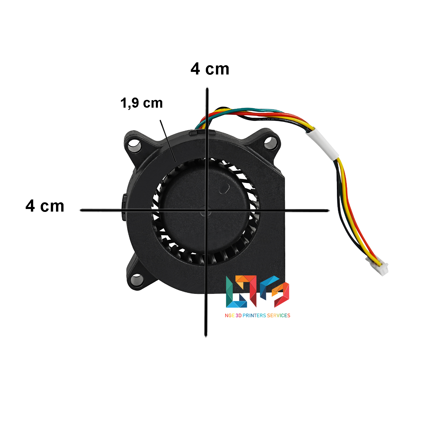 Quạt sò 4020 Blower Fan cho máy in 3D Creality Ender 3 V3/ Ender 3 V3 Plus / Ender 5 Max