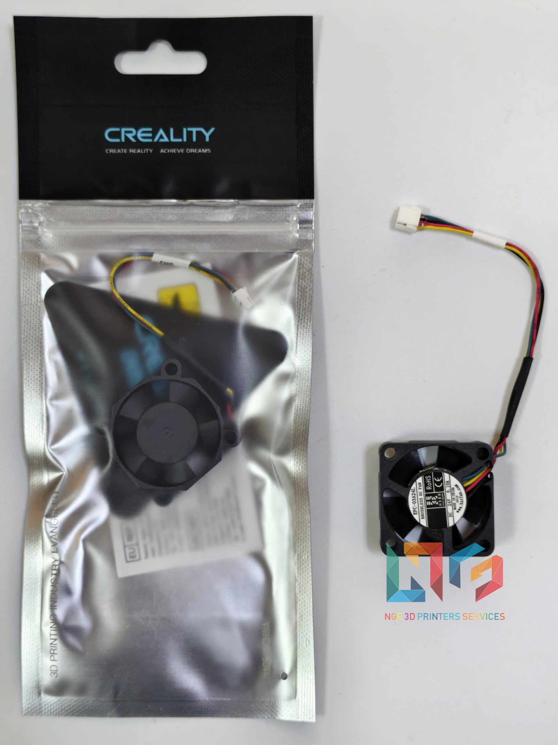Quạt tản nhiệt 3010 Heatbreak Fan cho máy in 3D Creality K2 / K2 Pro / K2 Plus / Sermoon M300