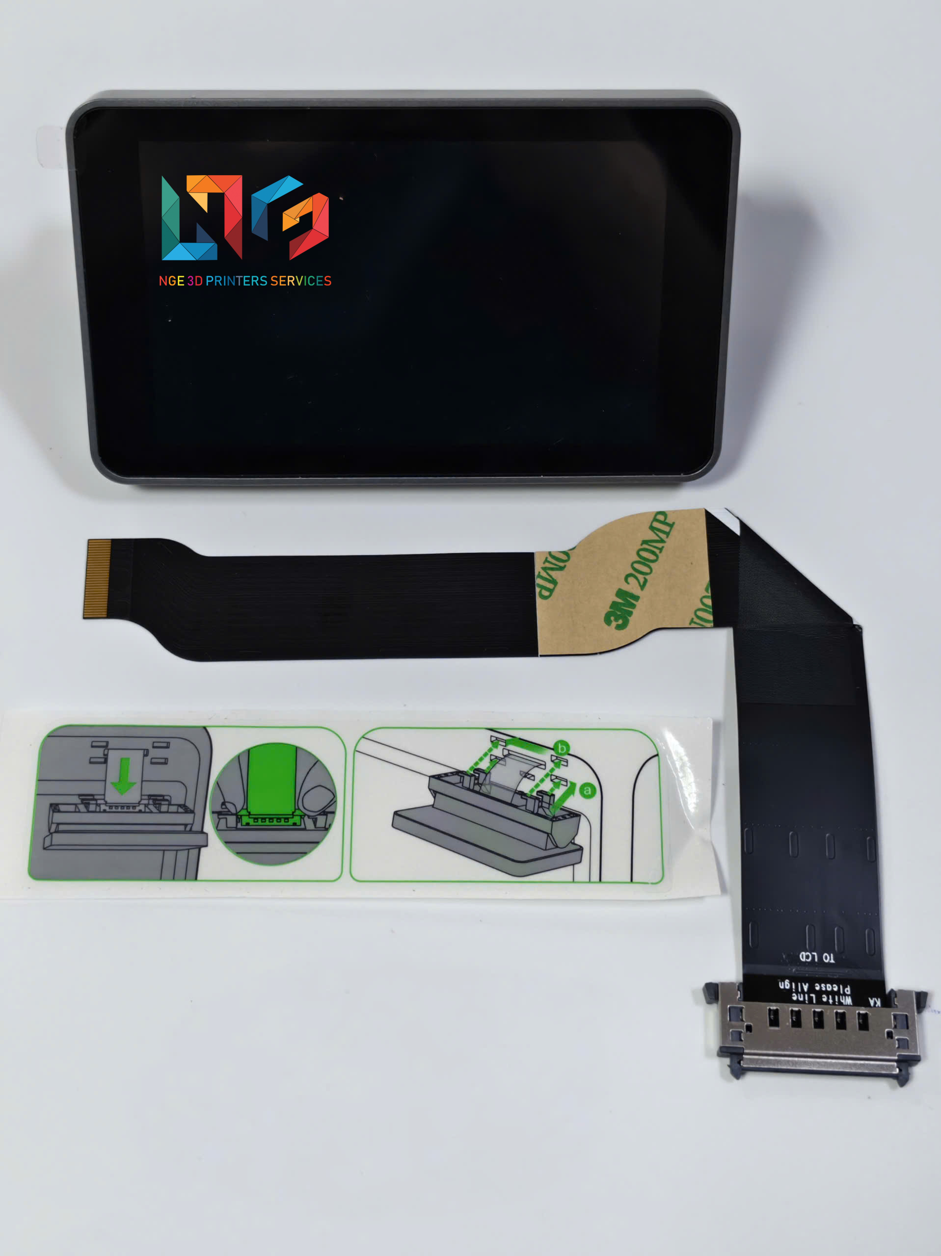 Bộ màn hình cảm ứng điều khiển Touchscreen Kit cho máy in 3D Creality K2 Pro / K2 / Sermoon M300