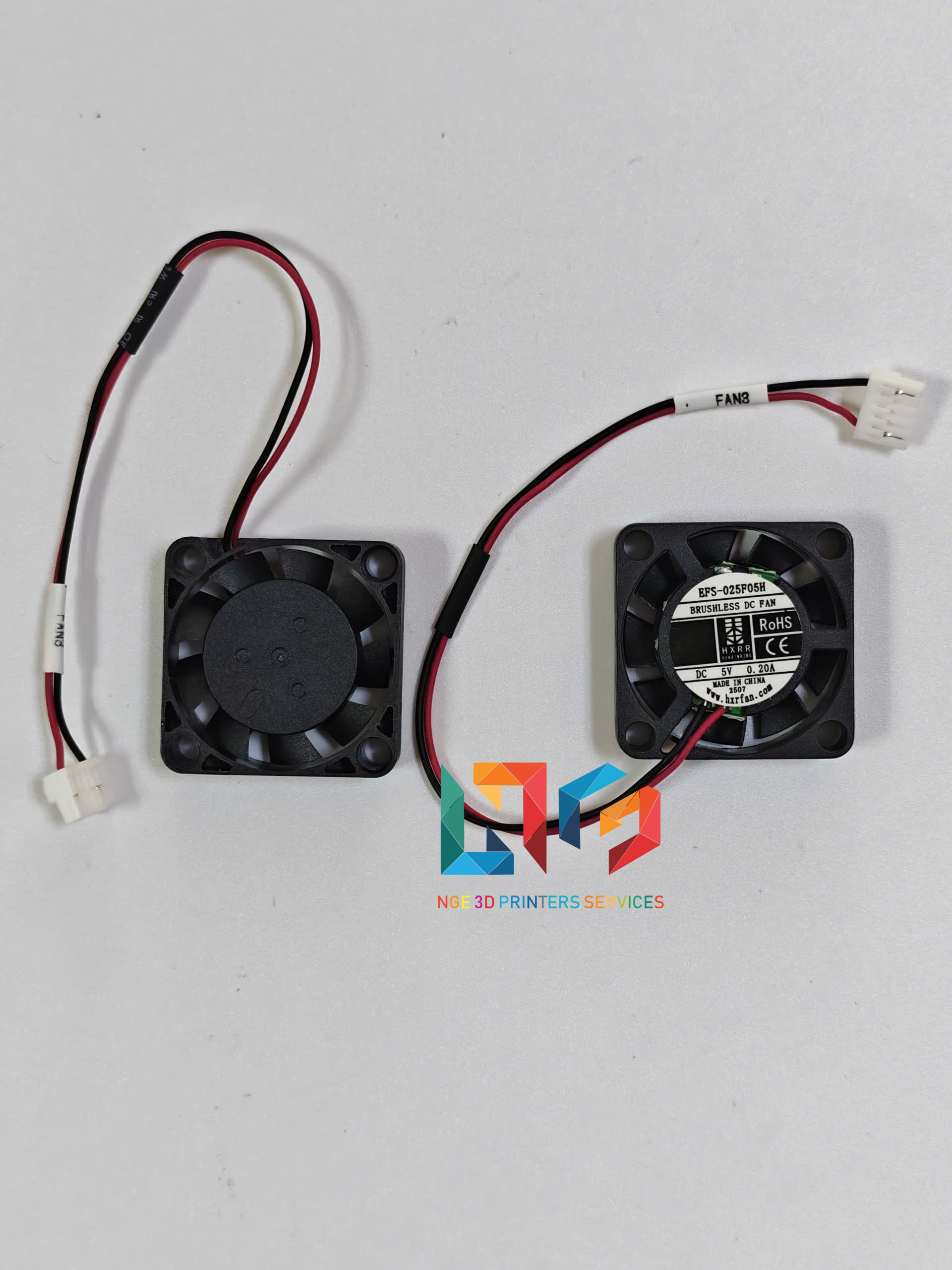 Quạt làm mát động cơ cụm đùn 2507 Extruder Motor Cooling Fan cho máy in 3D Creality K2 / K2 Pro / K2 Plus / Sermoon M300