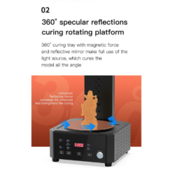 Máy rửa và phơi sáng UV cho sản phẩm in 3d Resin Creality UW-01 Washing and Curing Machine