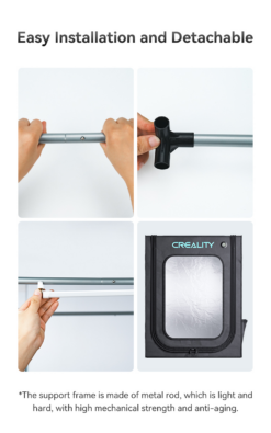 Vỏ bảo vệ, cách nhiệt, chống cháy Creality 3D Printer Enclosure Plus cho máy in 3D Creality Plus chính hãng