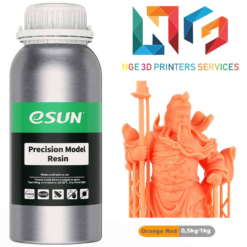 Nhựa in 3d ESUN Precision Model Resin màu Orange Red