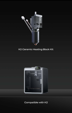 Bộ đầu đùn gốm Ceramic Heating Block Kit cho máy in 3D Creality K2 / K2 Pro