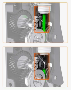 Bộ tời nhựa Extruder Kit cho máy in 3D Creality K2 Plus/K2/K2 Pro