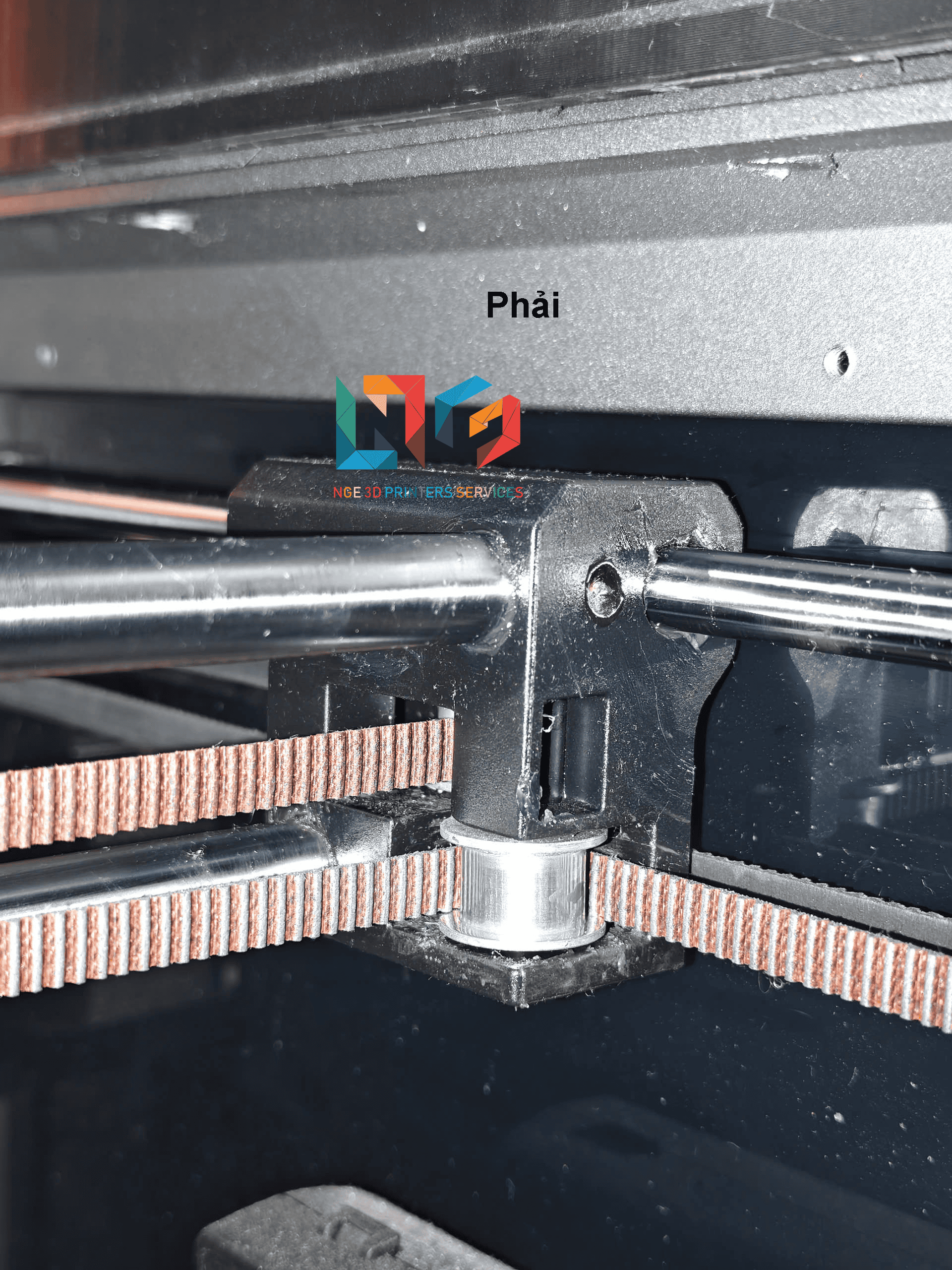 Cụm giá đỡ TY X Right/Left X-Axis Bracket Assembly cho máy in 3D Creality K1 / K1C
