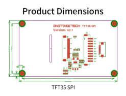 Màn hình cảm ứng BIGTREETECH TFT35 SPI V2.1 Touch Screen for CB1