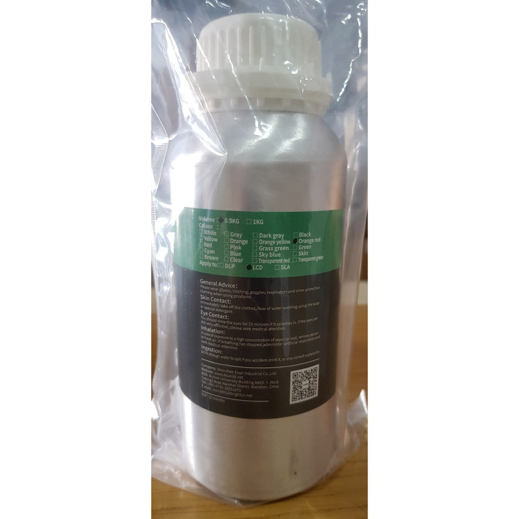 Nhựa in 3d ESUN Water Washable Precision Resin