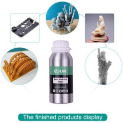 Nhựa in 3d Esun Water Washable Resin (Rửa nước) 0.5kg/Chai Nhôm