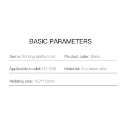 Bộ bàn in của máy in 3d Resin LD-006 Printing Platform Kit