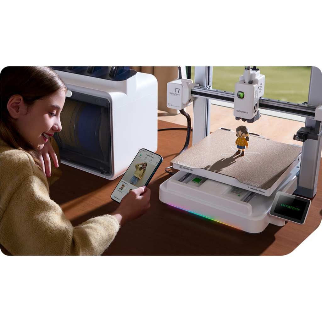 Tấm bàn PEI 2 mặt i7 Dual-Texture PEI Plate dùng cho máy in 3d FDM Creality Sparkx i7