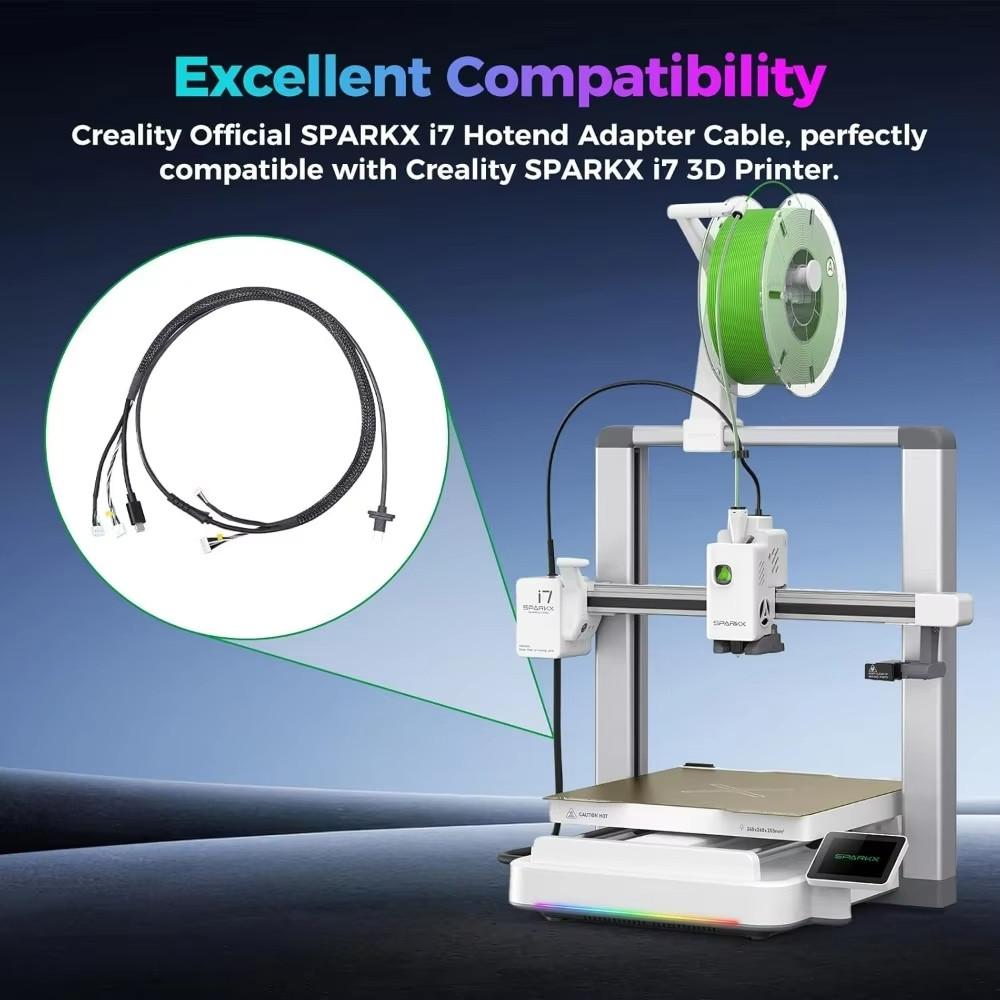 Dây cáp kết nối cụm đùn i7 Toolhead Cable cho máy in 3d FDM Creality SparkX i7