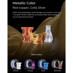 Nhựa in 3d FDM Filament Creality CR-Silk màu Gold 1.0Kg 1.75mm