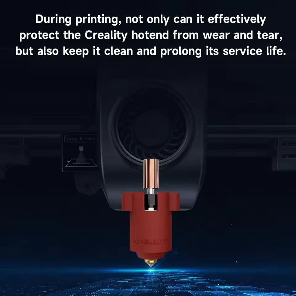 Bao silicon cụm đùn Hotend Silicone Sock cho máy in 3d Creality Ender 3 V3/ Plus/Ender 3 V3 KE/ K1/ K1C/ K1 Max...