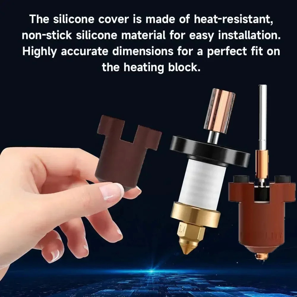 Bao silicon cụm đùn Hotend Silicone Sock cho máy in 3d Creality Ender 3 V3/ Plus/Ender 3 V3 KE/ K1/ K1C/ K1 Max...