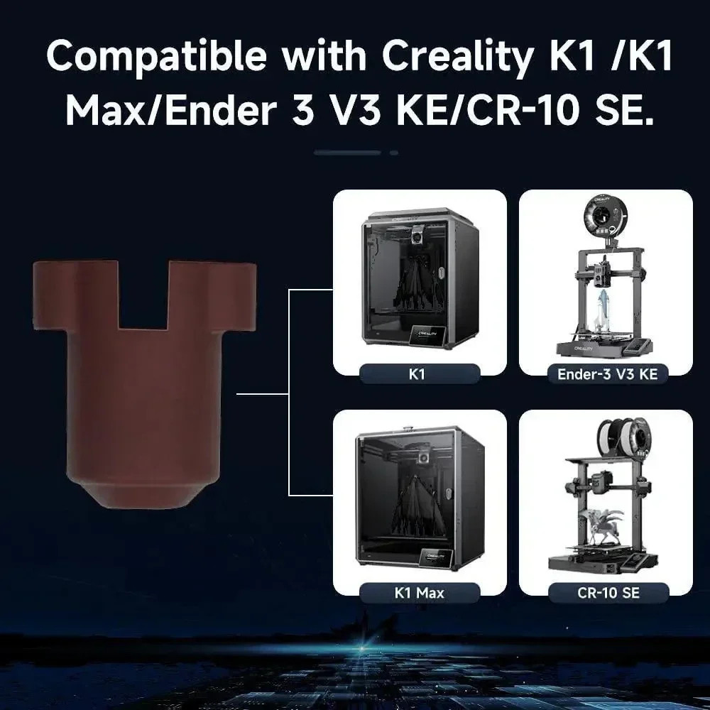 Bao silicon cụm đùn Hotend Silicone Sock cho máy in 3d Creality Ender 3 V3/ Plus/Ender 3 V3 KE/ K1/ K1C/ K1 Max...