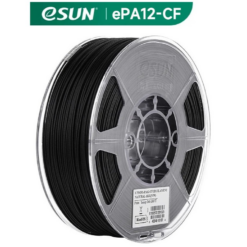 Nhựa in 3d Nylon chứa sợi carbon ESUN PA12-CF màu Black 1kg