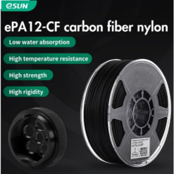 Nhựa in 3d Nylon chứa sợi carbon ESUN PA12-CF màu Black 1kg