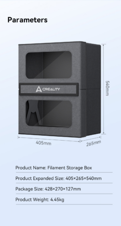 Tủ bảo quản, lưu trữ, chống ẩm Creality Filament Storage Box cho nhựa in 3D FDM và Resin
